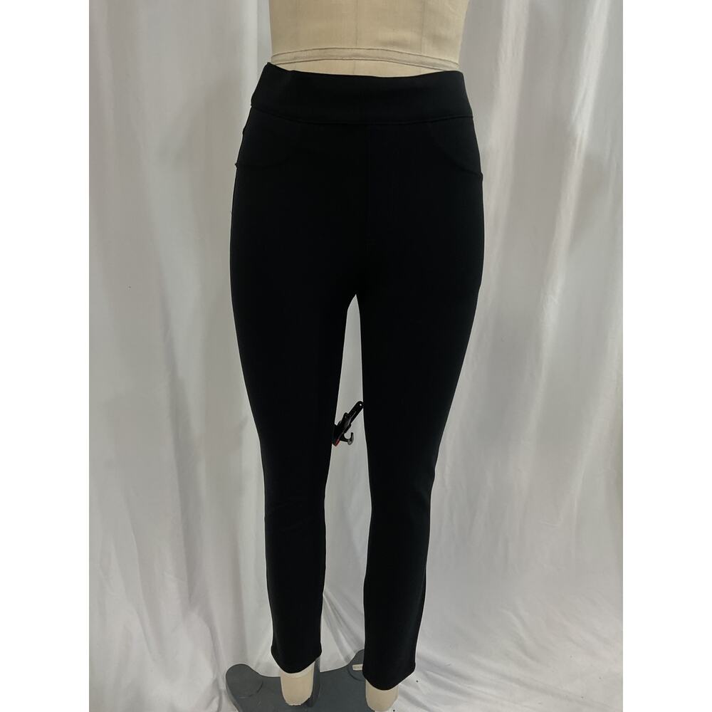Spanx Stretch-Ponte Skinny Black Pants Size S